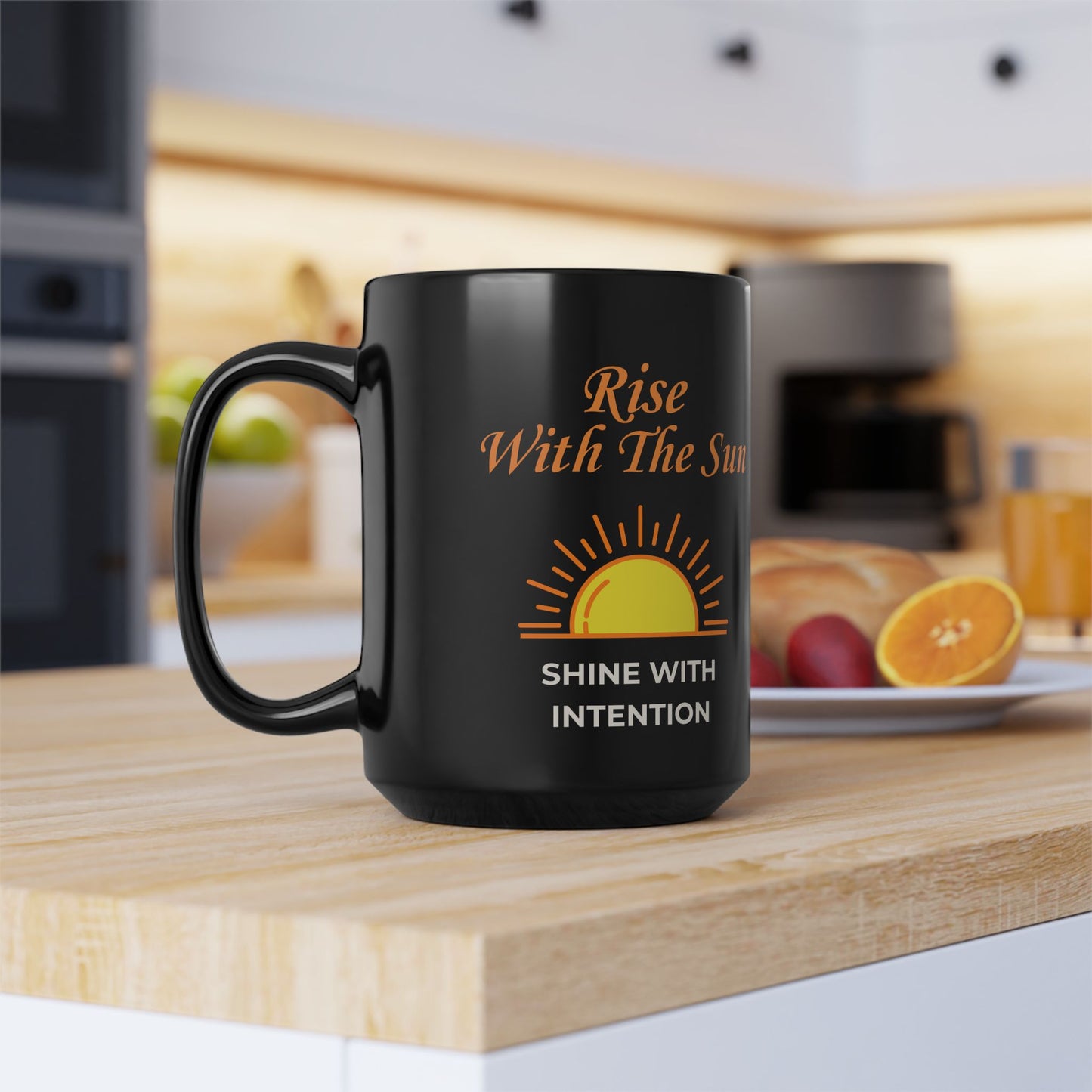 Bohemian Sunrise Coffee Mug – Rise With The Sun, Shine With Intention - 11oz/15oz