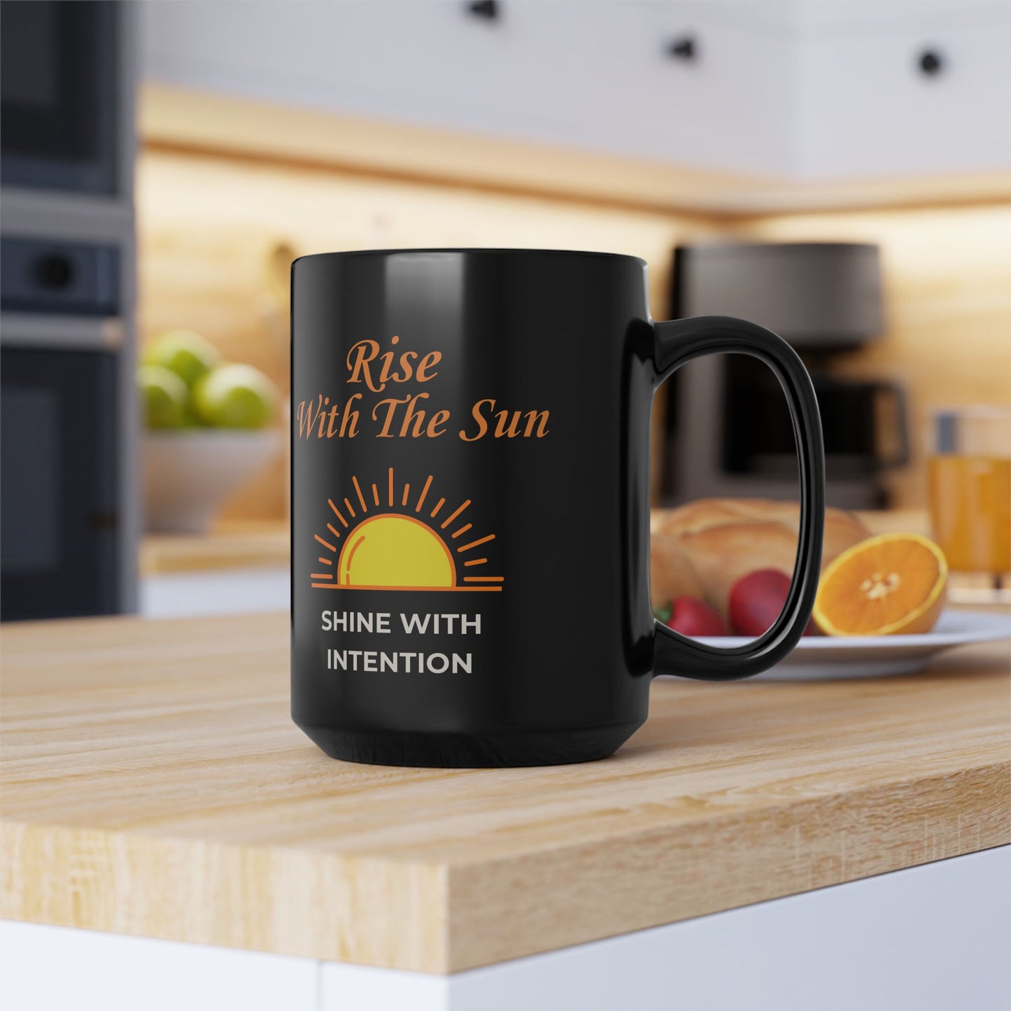 Bohemian Sunrise Coffee Mug – Rise With The Sun, Shine With Intention - 11oz/15oz