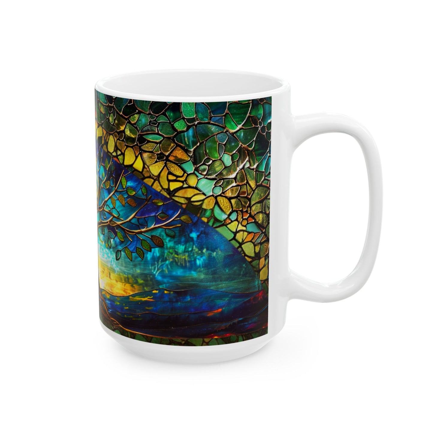 Stained Glass Look Tree of Life – Ceramic Mug