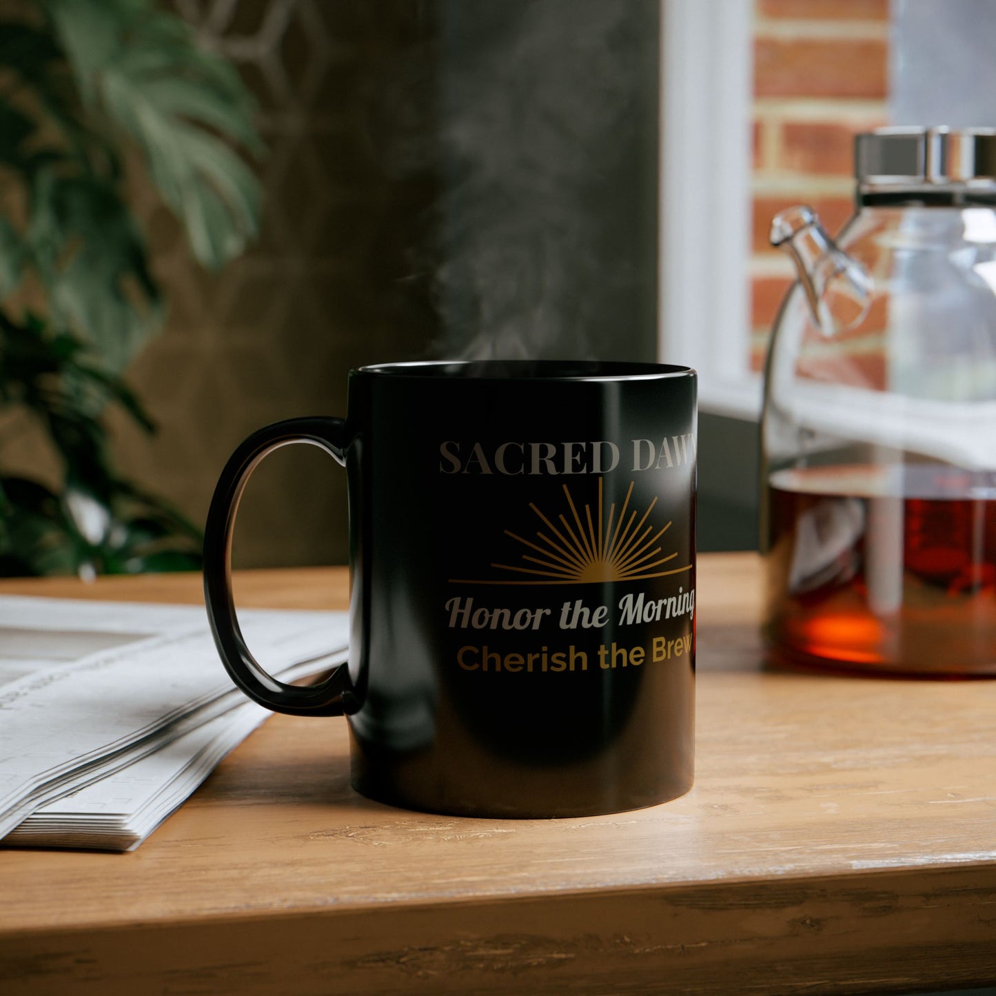 Sacred Dawn Coffee Mug - Honor the Morning, Cherish the Brew - 11oz & 15oz