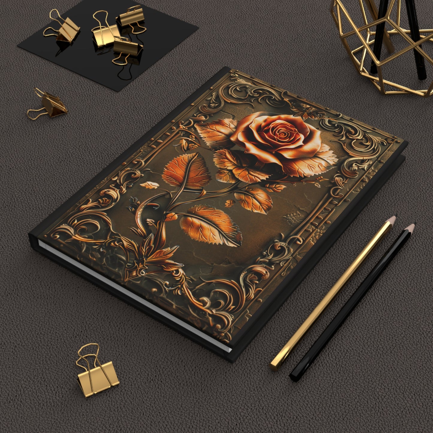 Enchanted Rose – Hardcover Journal