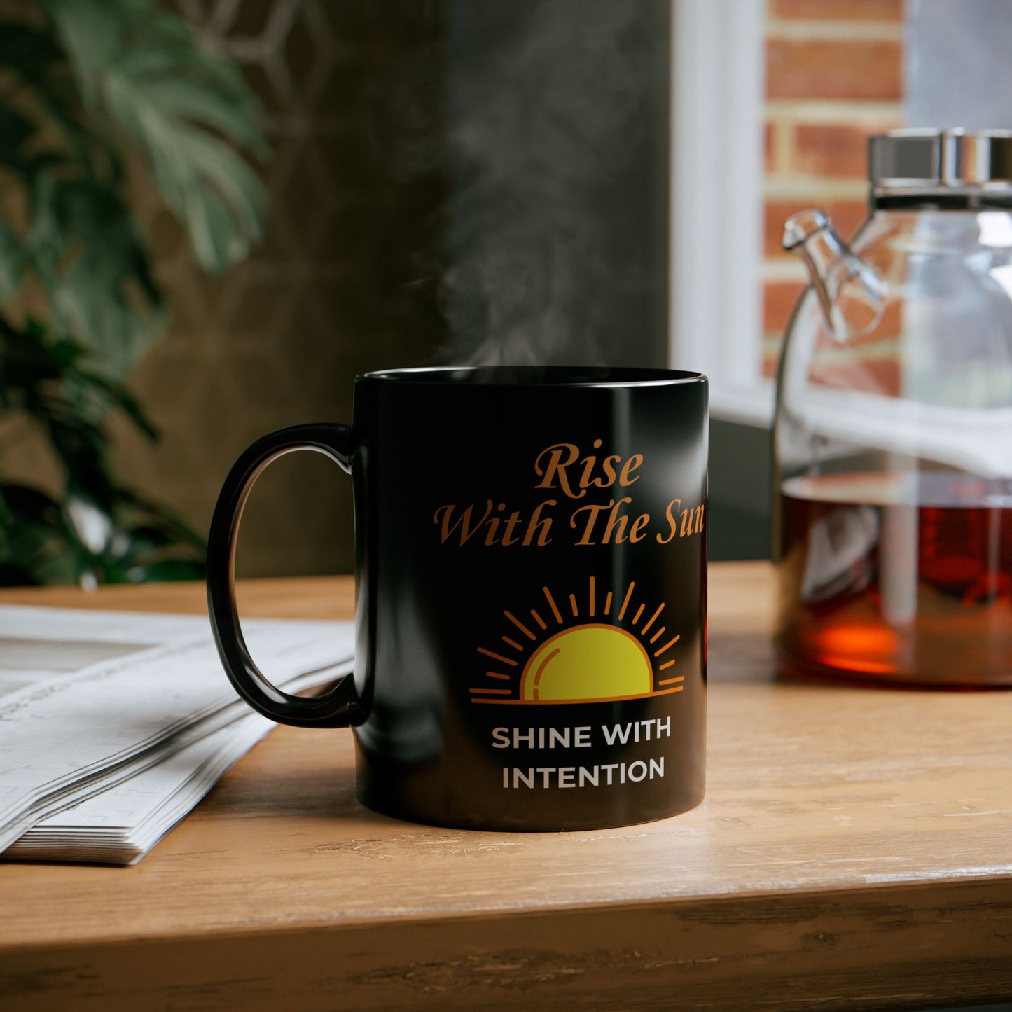 Bohemian Sunrise Coffee Mug – Rise With The Sun, Shine With Intention - 11oz/15oz