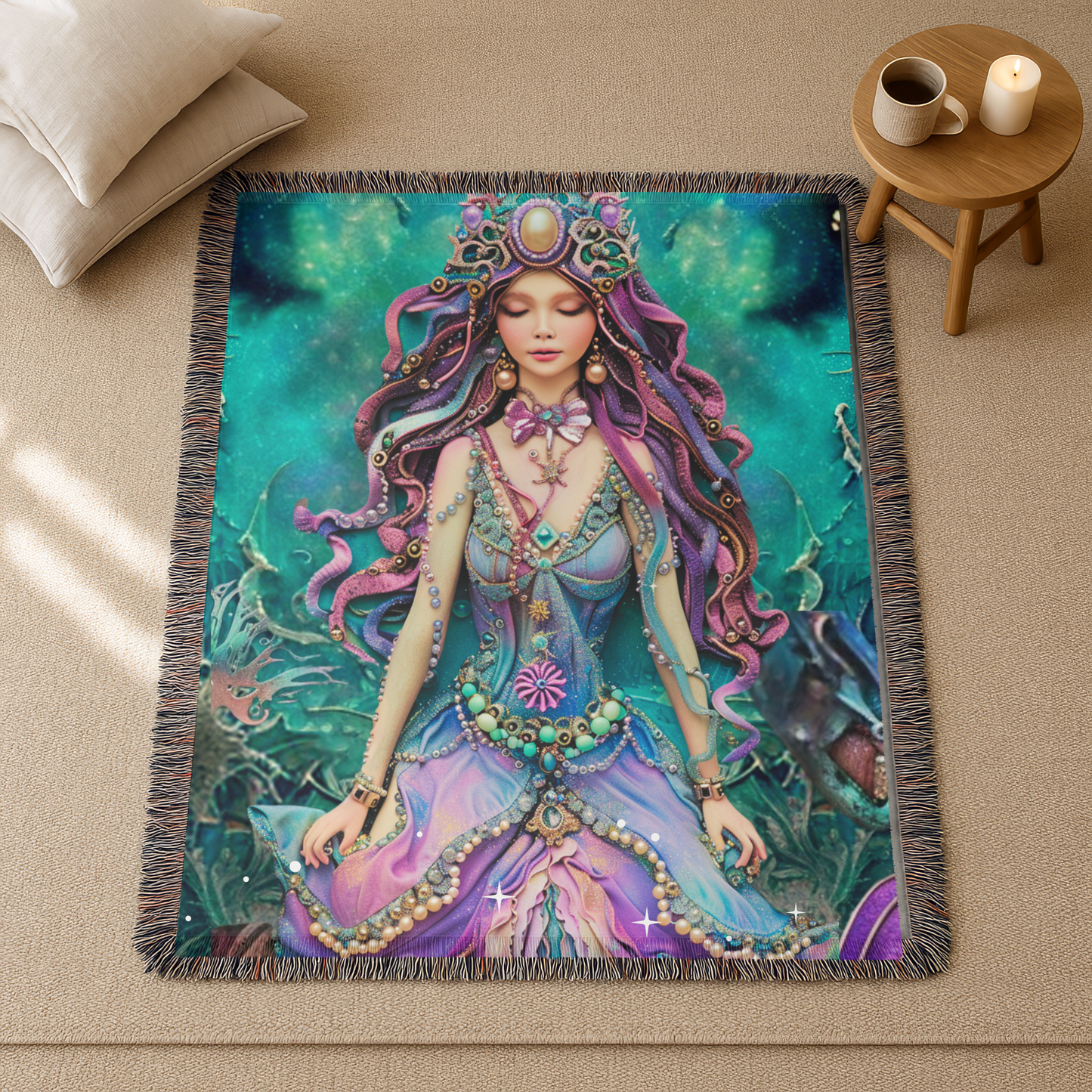 Beaded Look Amphitrite, Queen of the Sea - Beaded Look