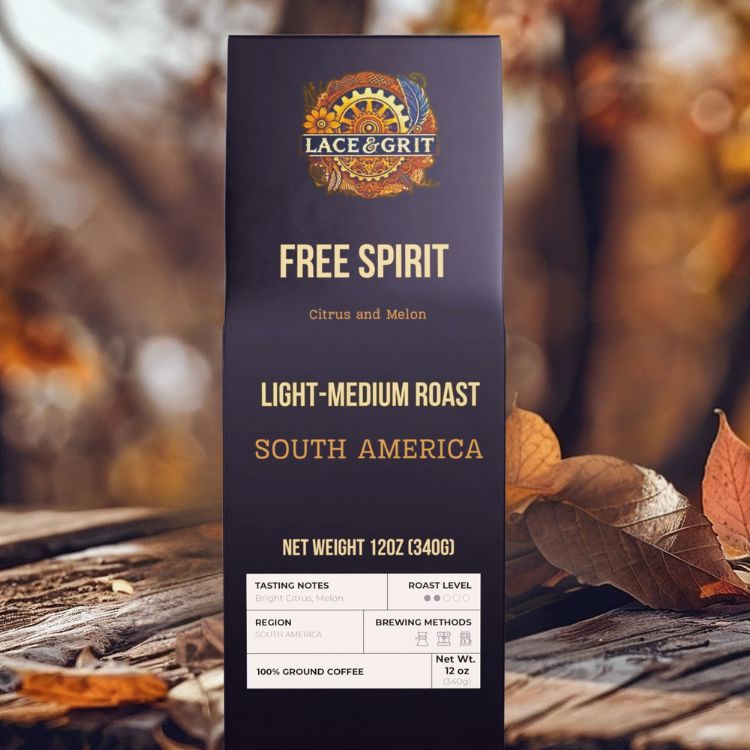 Free Spirit | Light-Medium Roast Coffee | Bright Citrus, Melon | (12oz, Whole Bean or Ground)