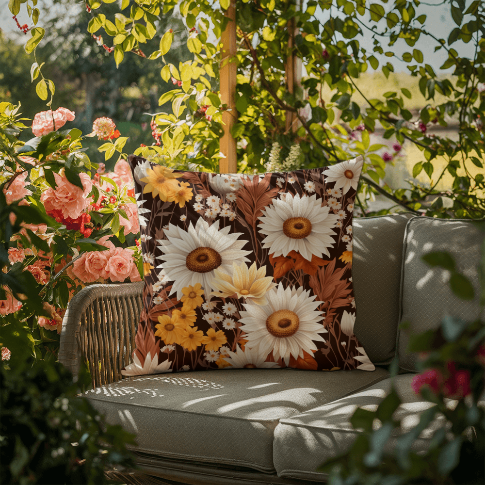 Rustic Sunflower – Outdoor Pillow