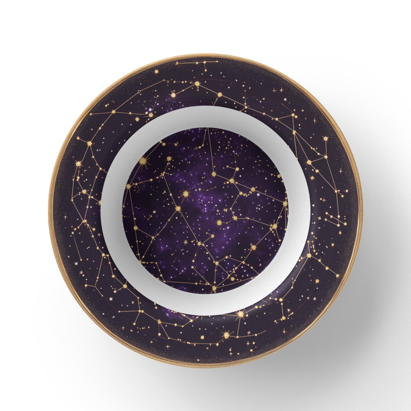 Sacred Circles Decorative Bowl – Star Map Celestial Constellation Design