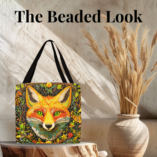 Beaded Look Tote Bags