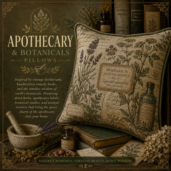 Apothecary & Botanicals Pillows