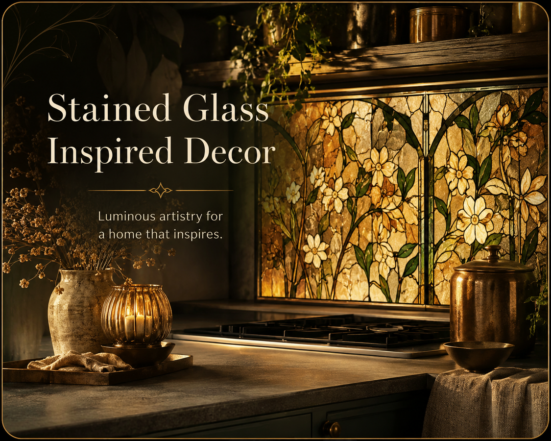 Stained Glass Inspired Décor