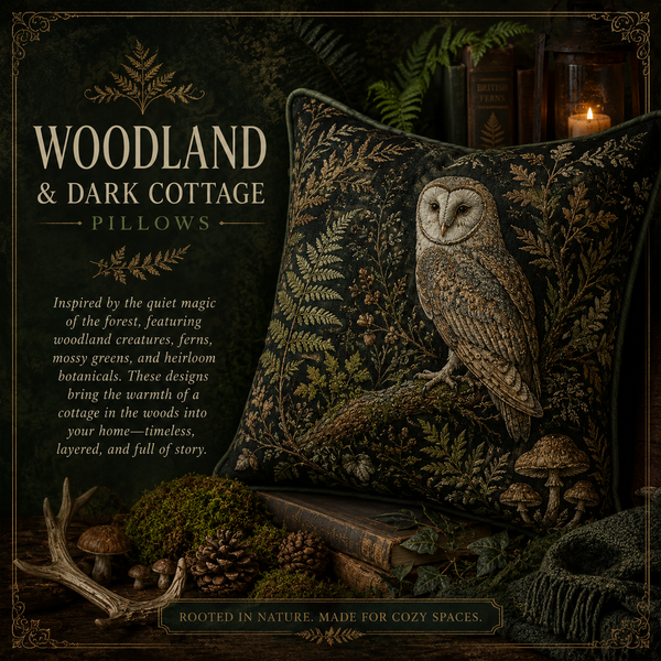 Woodland & Dark Cottage Pillows