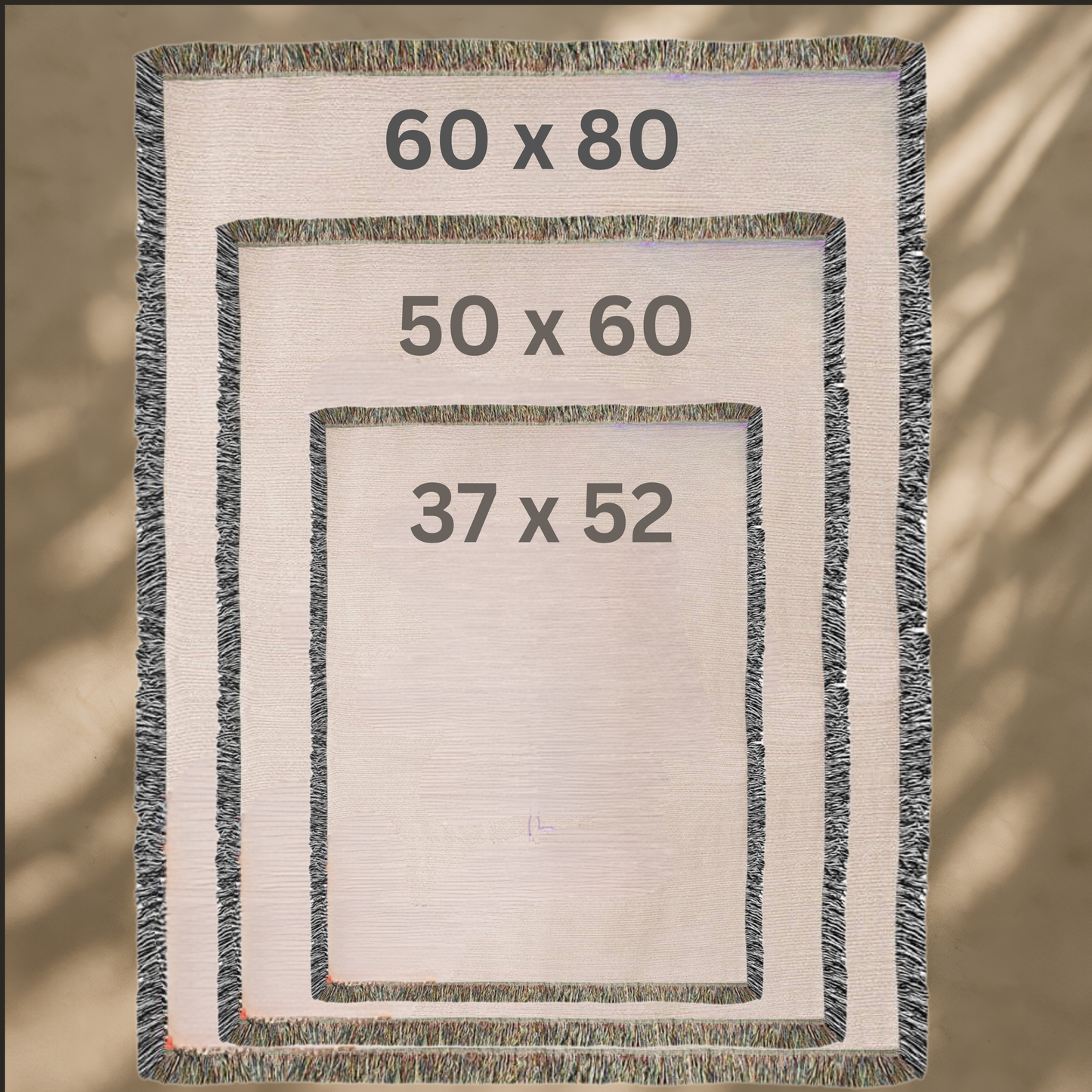 Beaded Look Sea Turtle – Woven Throw Blanket