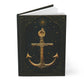 Anchor Wraparound Art, Personalized Back, Notebook, Diary, Writing Journal, Nautical Gift