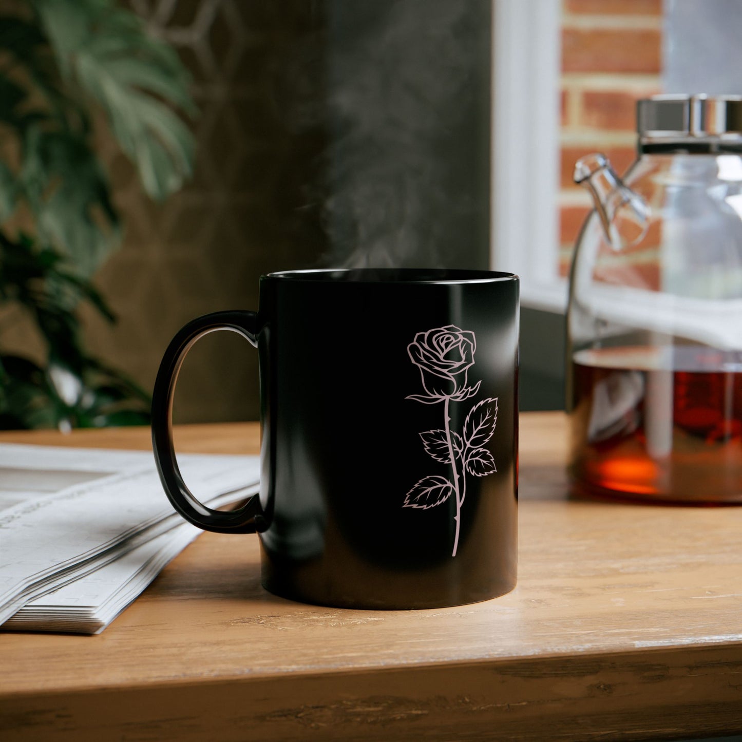 Desert Rose Decaf Coffee Mug – Beauty Without the Buzz - 11oz & 15oz