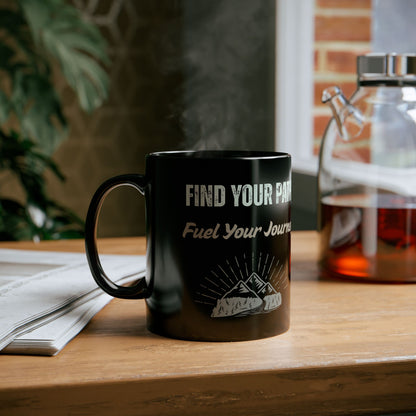 Free Spirit Coffee Mug - Find Your Path Fuel Your Journey - Boho Mountain Mug | 11oz & 15 oz