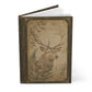 Woodland Stag Journal – Personalized Vintage-Inspired Botanical Hardcover Notebook
