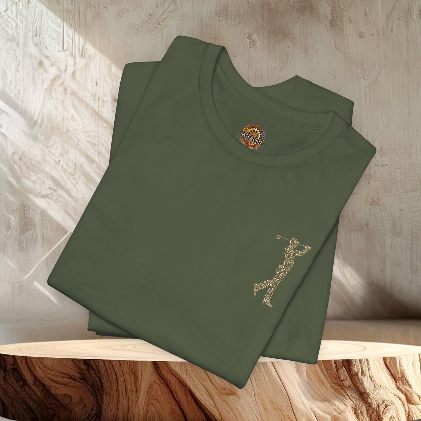 Golden Swing Golfer – T-Shirt
