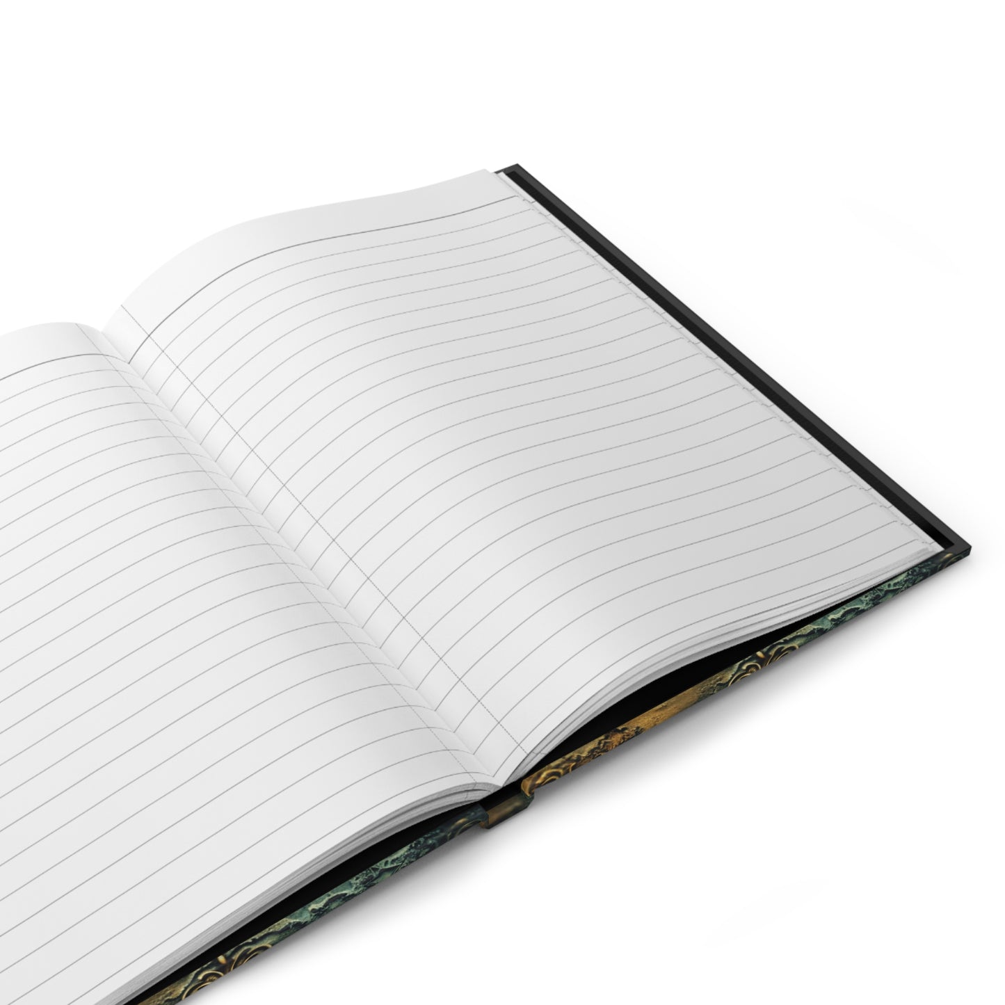 Embossed Look Highland Cow Journal – Rustic Fantasy Writing Notebook