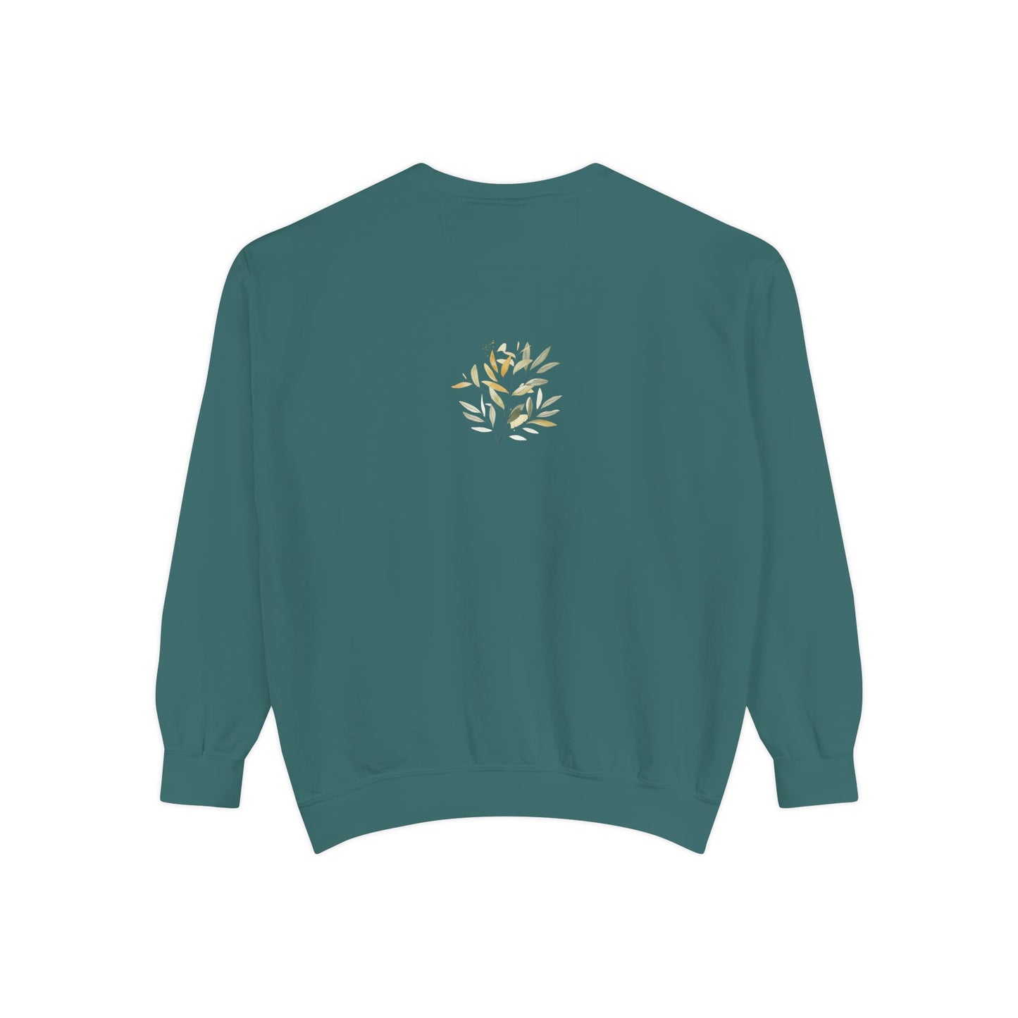 Garden-Inspired Unisex Sweatshirt - Cozy Botanical Design