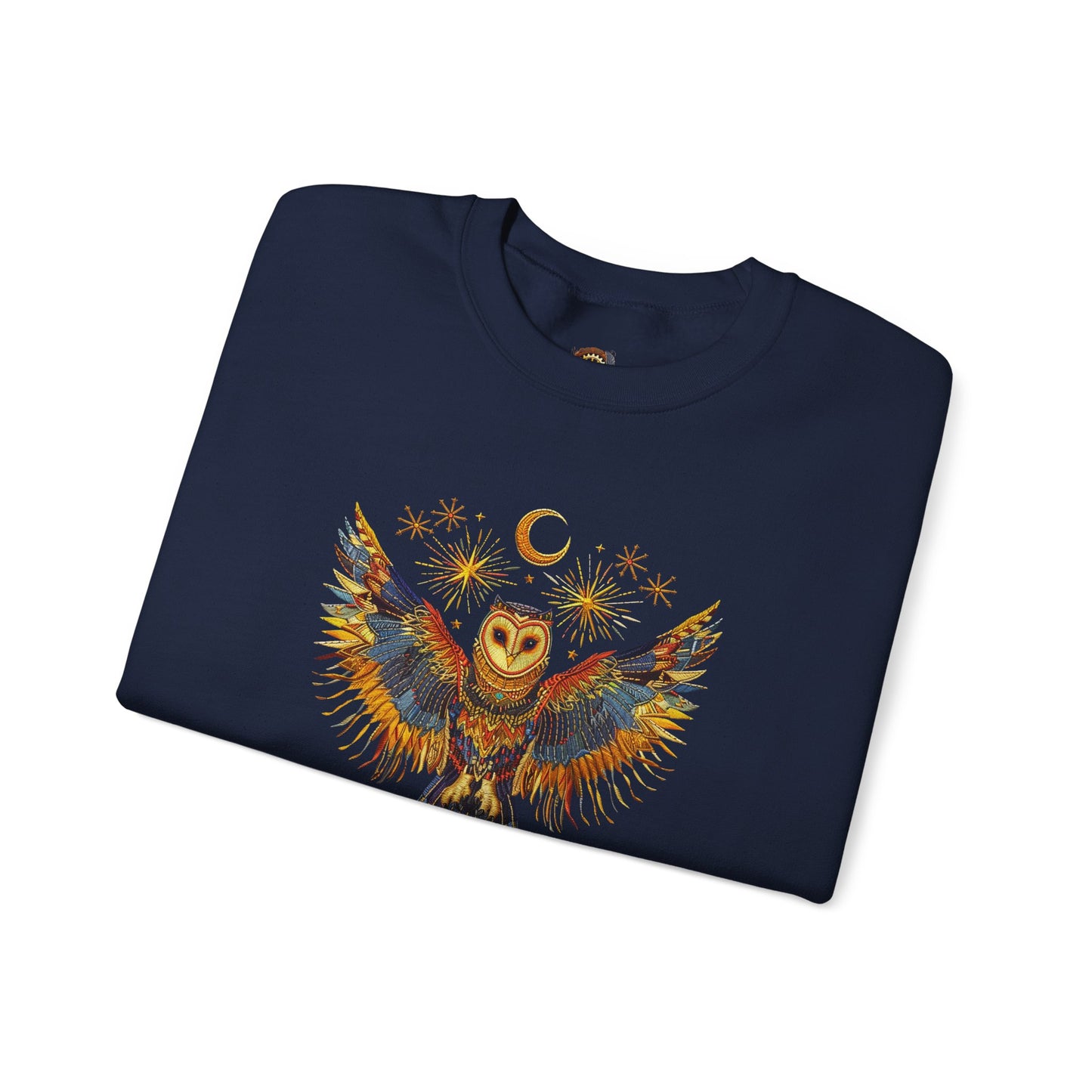 Celestial Owl Wings – Crewneck Sweatshirt