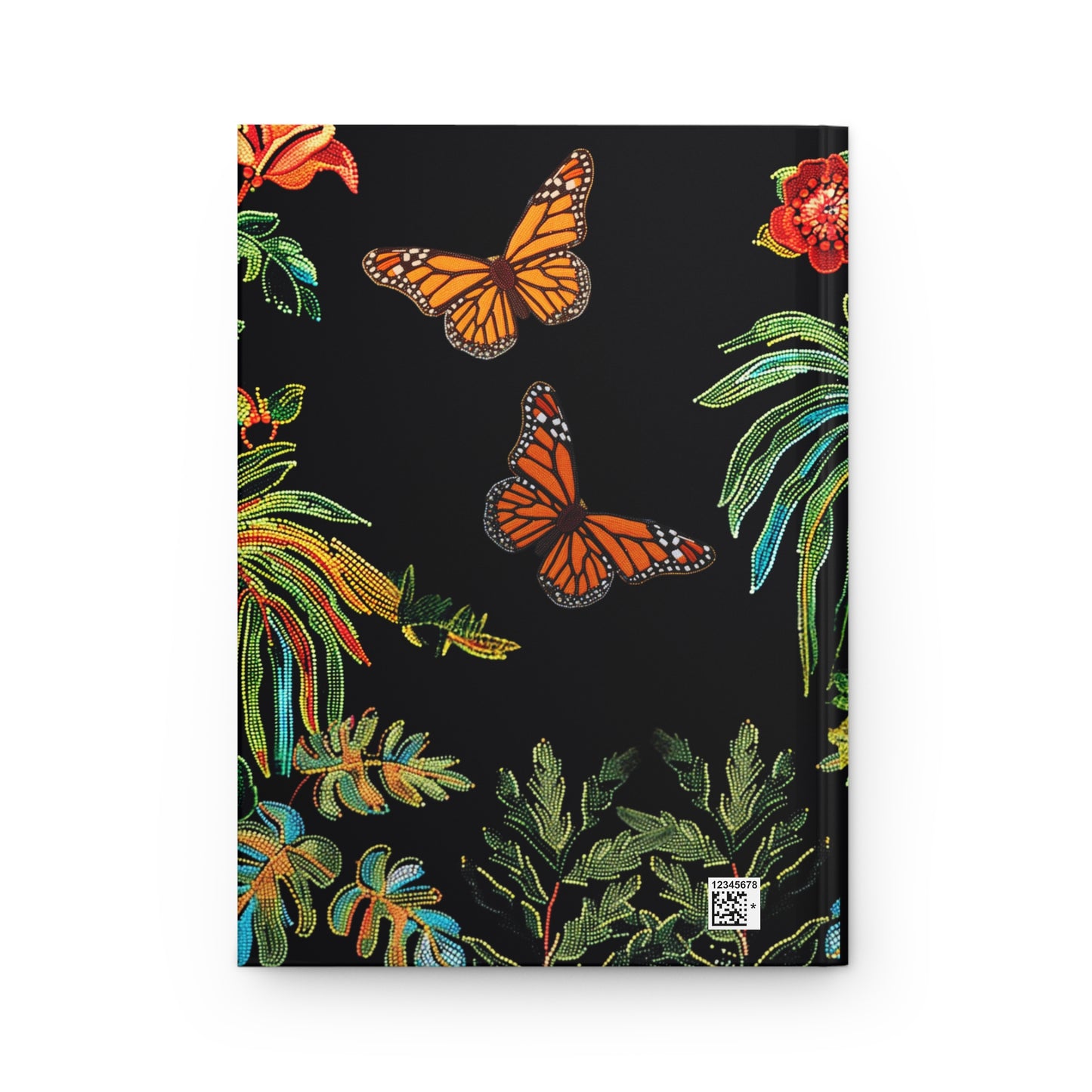 Beaded Look Parrot Quilted Journal – Colorful Tropical Notebook Gift