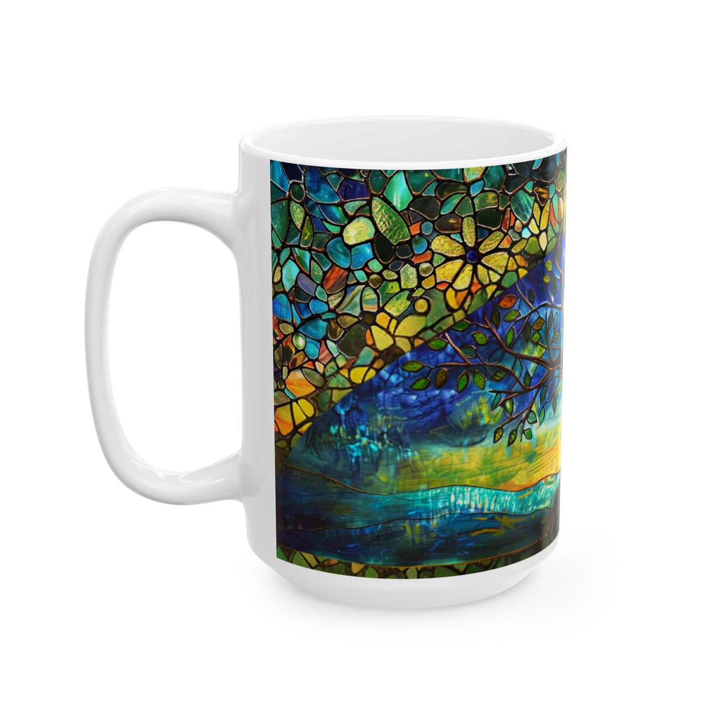 Stained Glass Look Tree of Life – Ceramic Mug