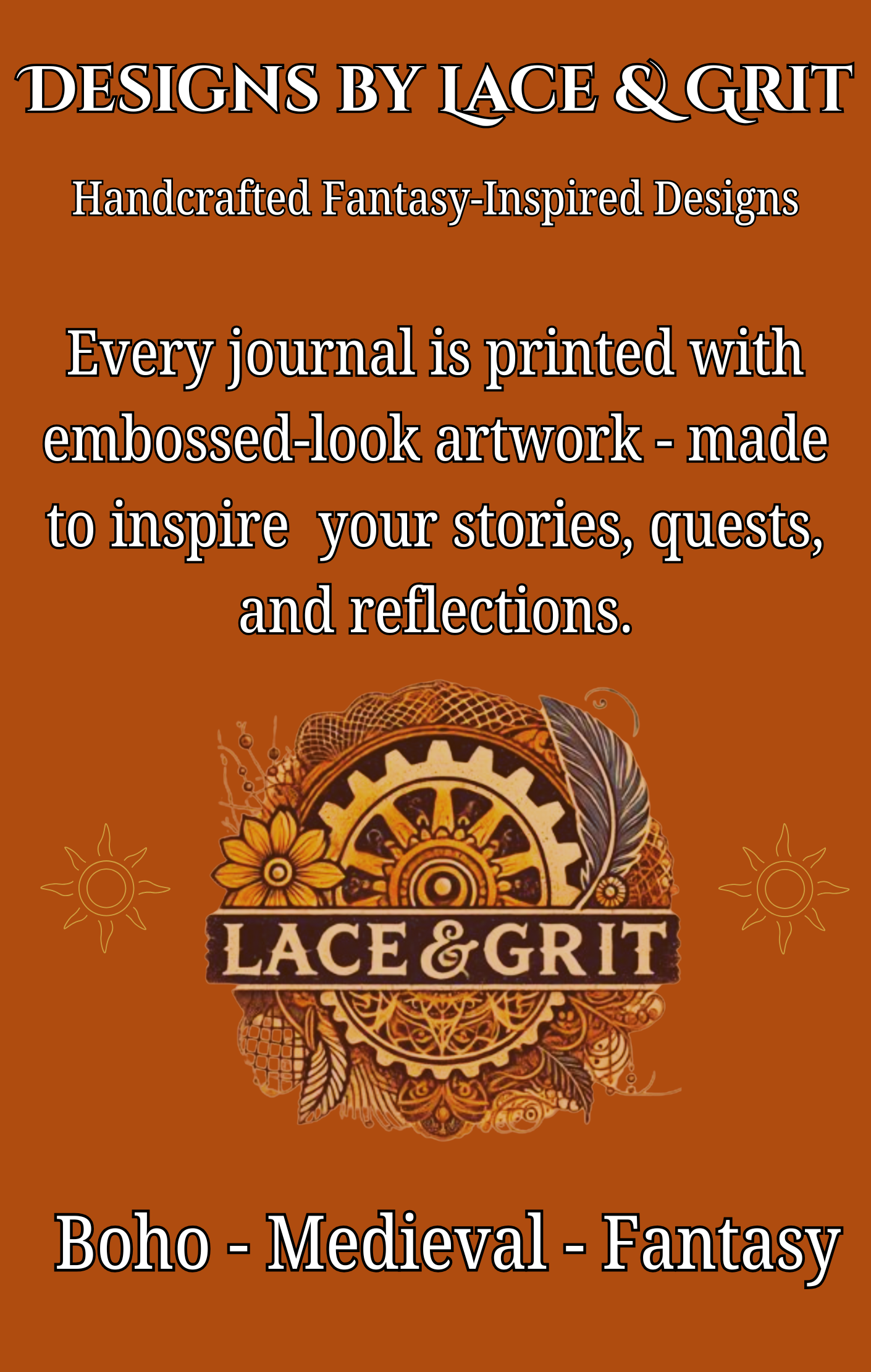 Custom Fantasy Journal – Medieval & Arcane Symbol Notebook – Personalized RPG Gift, Armory & Heraldry Design Options