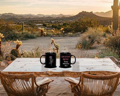 Desert Rose Decaf Coffee Mug – Beauty Without the Buzz - 11oz & 15oz
