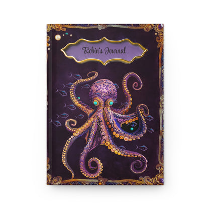 Beaded Look Octopus Journal – Mystical Ocean-Inspired Notebook Gift