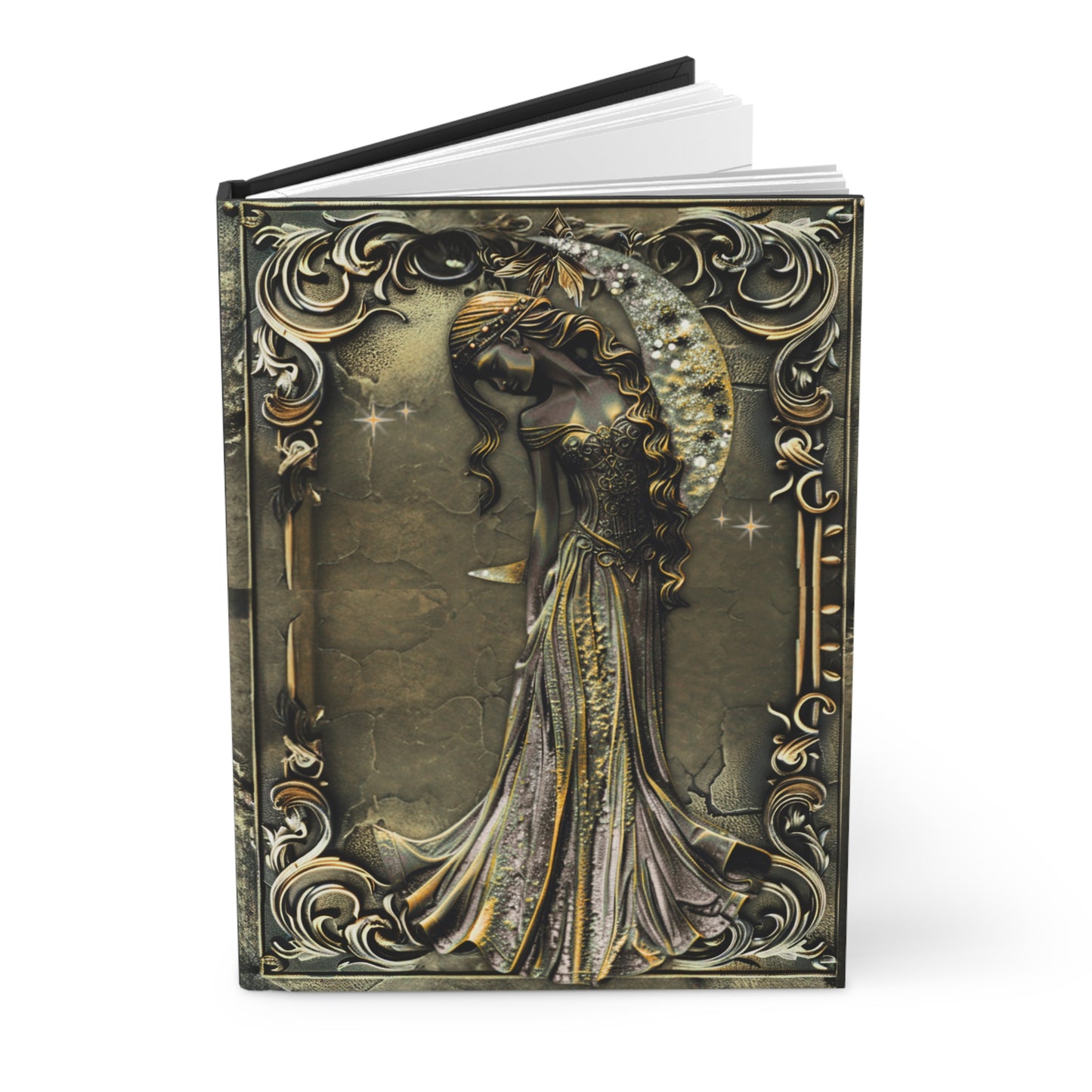Enchanted Moon Goddess - Hardcover Journal