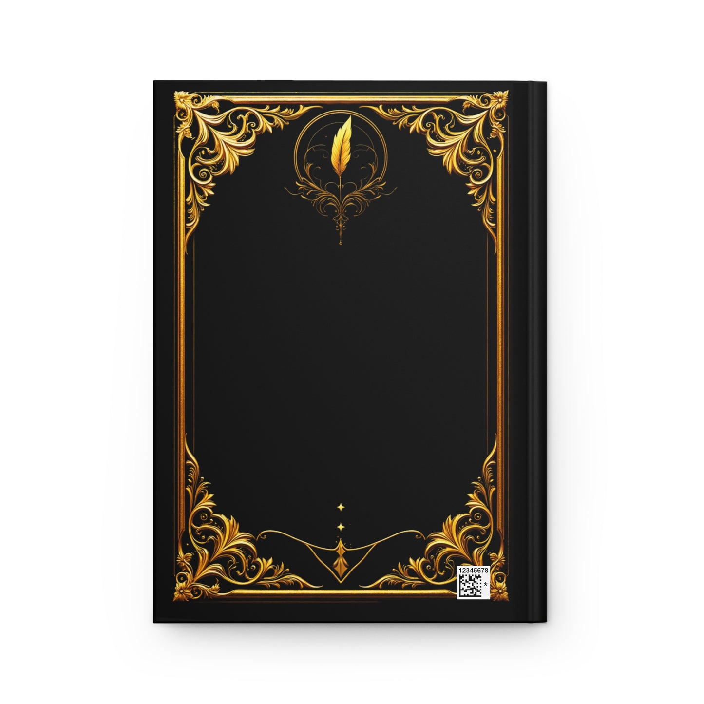 Golden Grimoire: Ink & Imagination – Hardcover Journal