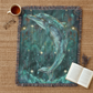 Beaded Look Dolphin – Woven Throw Blanket