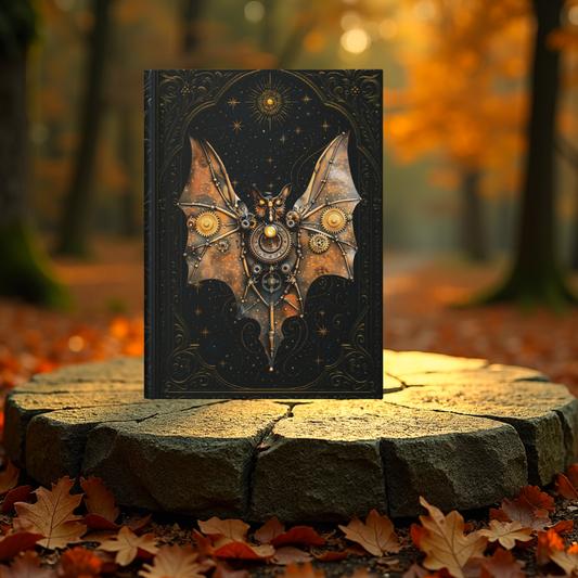 Steampunk Bat – Hardcover Journal