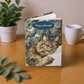 Quilted-Look Norwegian Forest Cat Journal - Winter Scene, Cat Gift