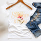 I'm Stronger Than The Storm – Empowerment Floral Tee