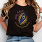 Wildly Authentic Shirt | Peacock Feather T-Shirt | Boho Colorful Tee | Let Your Colors Speak | Festival Shirt for Her