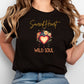 Sacred Heart Wild Soul Shirt – Boho Graphic Tee for Women | Floral Fire Heart T-Shirt | Spiritual Festival Shirt