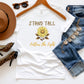 Stand Tall Sunflower T-Shirt – Inspirational Boho Tee with Front & Back Design | Follow the Light Positive Affirmation Shirt
