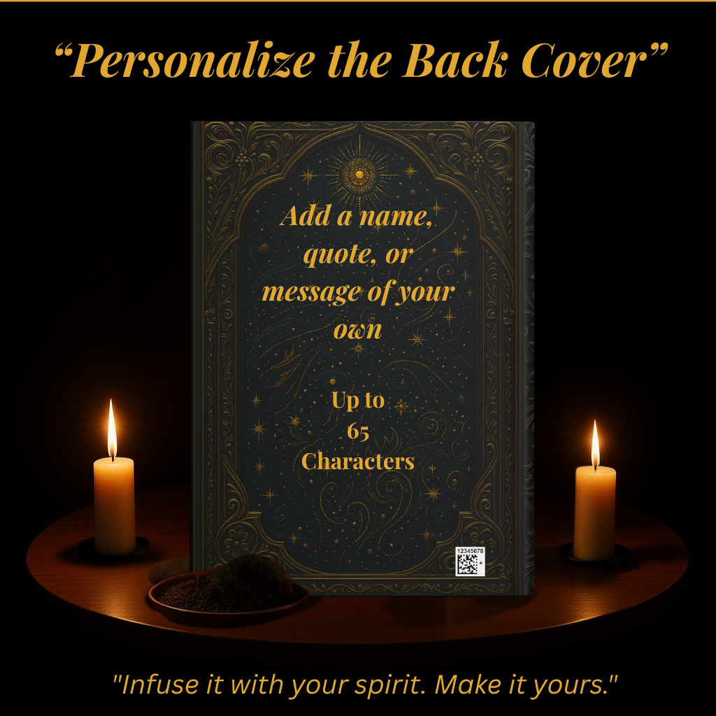 Mystical Wolf Journal with Celestial Wrap Art – Boho Hardcover Notebook for Writers & Dreamers – Optional Personalized Back