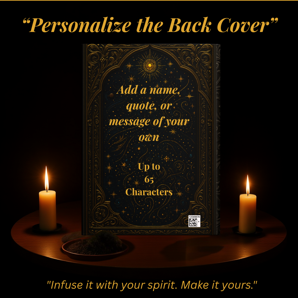 Dragon Journal with Celestial Fantasy Art – Hardcover Writing Notebook – Mystical Boho Gift – Optional Personalized Back Cover