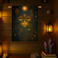 Celestial Cat Woven Tapestry – Mystical Wall Art for Boho, Gothic, and Astrology-Inspired Spaces