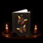 Celestial Moth Journal – Fantasy-Inspired Hardcover Diary, Cosmic Moth Notebook, Starry Night Sketchbook, Mystical Writing Journal, Boho Gothic
