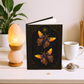 Celestial Moth Journal – Fantasy-Inspired Hardcover Diary, Cosmic Moth Notebook, Starry Night Sketchbook, Mystical Writing Journal, Boho Gothic