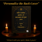 Hardcover Journal Matte - Raven Gothic Fantasy Celestial Crow Diary Mysterious Starry Night Sketchbook