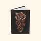 Hardcover Journal Matte Enchanted Rose Fantasy Medieval Notebook