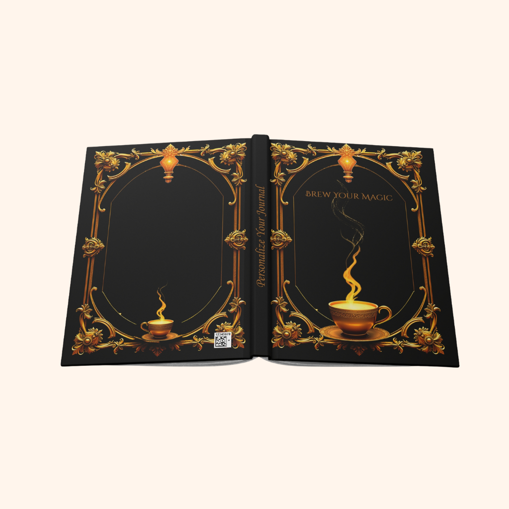 Golden Grimoire: Brew Your Magic – Hardcover Journal
