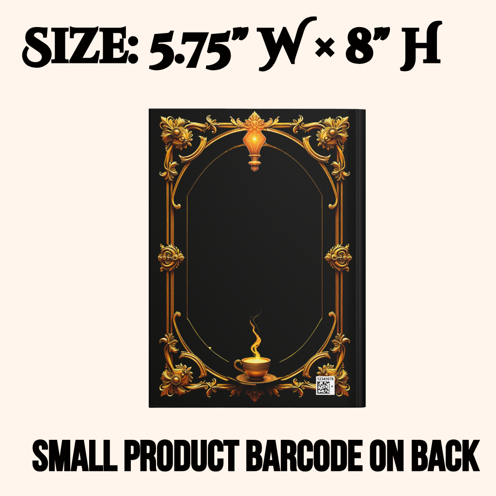 Golden Grimoire: Brew Your Magic – Hardcover Journal