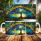 Stained Glass Look Tree of Life – Ceramic Mug
