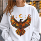 Embroidered-Look Raven – Crewneck Sweatshirt
