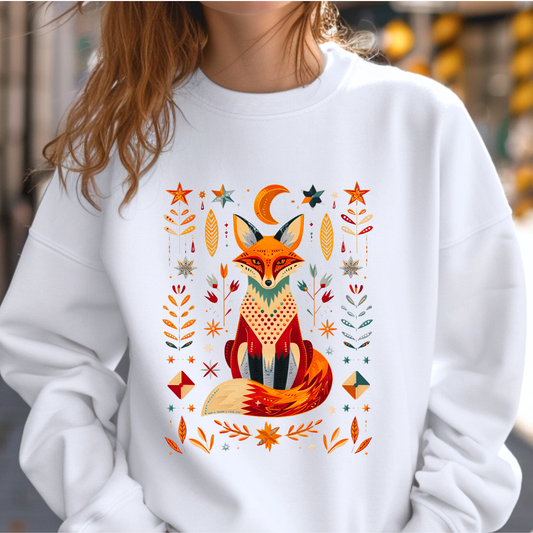 Celestial Fox – Crewneck Sweatshirt