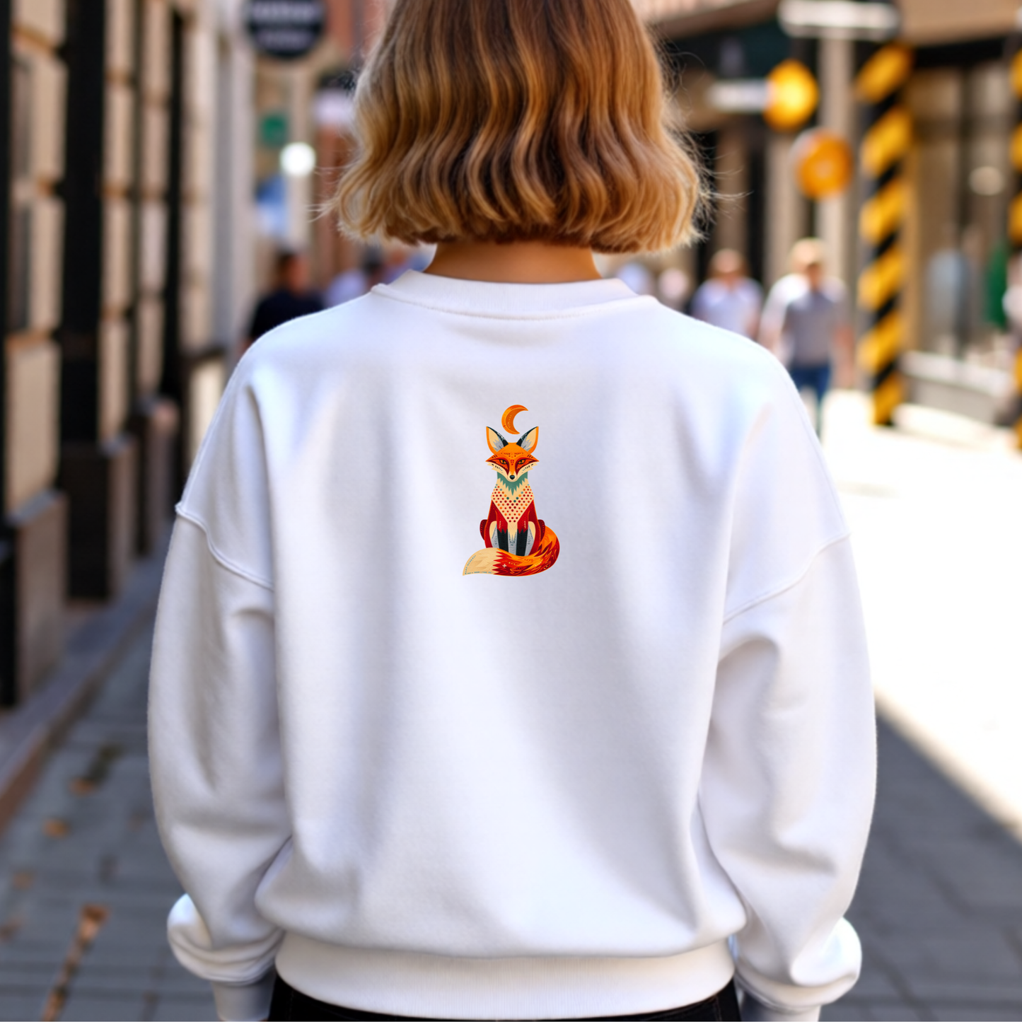 Celestial Fox – Crewneck Sweatshirt